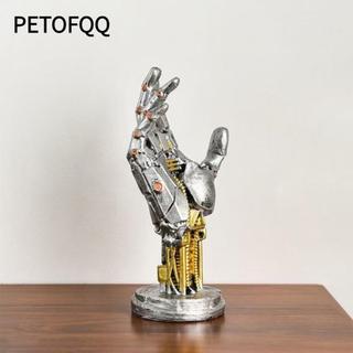 Giá đỡ tai nghe PETOFQQ, Tay cầm tích hợp Nhựa Cyberpunk Cánh tay robot, Quà tặng Thủ công Trang trí máy tính để bàn Trang trí bộ điều khiển trò chơi