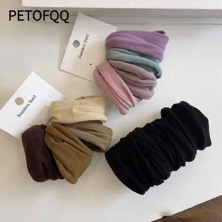 PETOFQQ 4 Cái / bộ Dây Buộc Tóc, Dây Co Giãn Chắc Chắn Nữ, 2024 Mở Rộng Phụ Kiện Tóc Dây Cao Su Co Giãn Cao Su Nữ