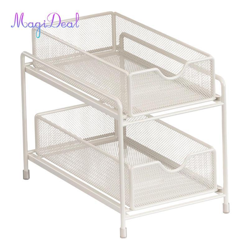 MagiDeal Under Sink Drawer Organizer, Pull Out Cabinet Organizer, Tủ đựng thức ăn