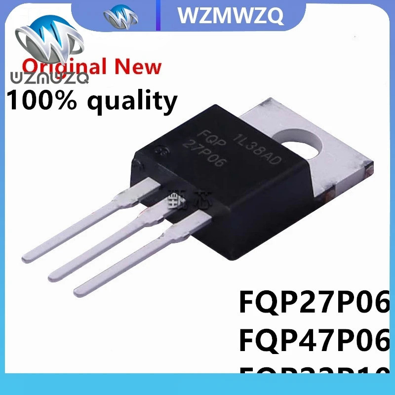 5 Chiếc FQP27P06 27P06 FQP47P06 47P06 FQP22P10 22P10 TO-220 Hiệu Ứng Trường Transistor