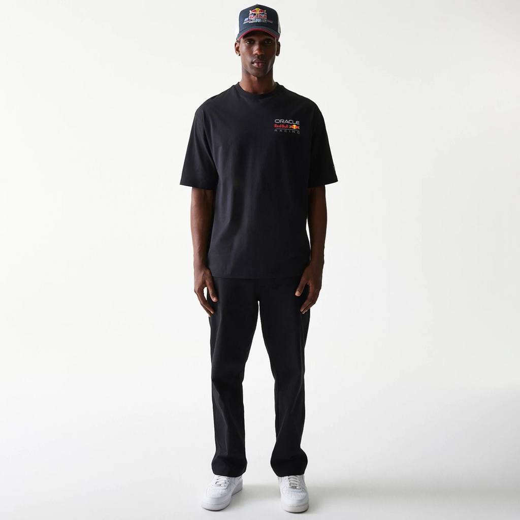 Hollister Racing Team Áo thun in Logo cổ điển Màu đen cực lớn 100% Cotton Racing Người đam mê Top 02