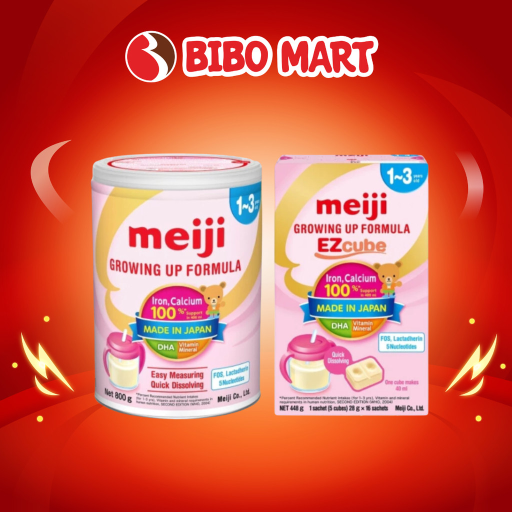 Sữa Meiji Growing Up Infant Formula Cho Bé 1-3 Tuổi Thanh Sữa Meiji Nhập Khẩu Nhật Bản - Bibo Mart