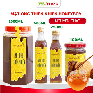 Mật Ong Thiên Nhiên Nguyên Chất 100% Honeyboy – Mật Ong Tự Nhiên, Chai Thủy Tinh Tiện Lợi