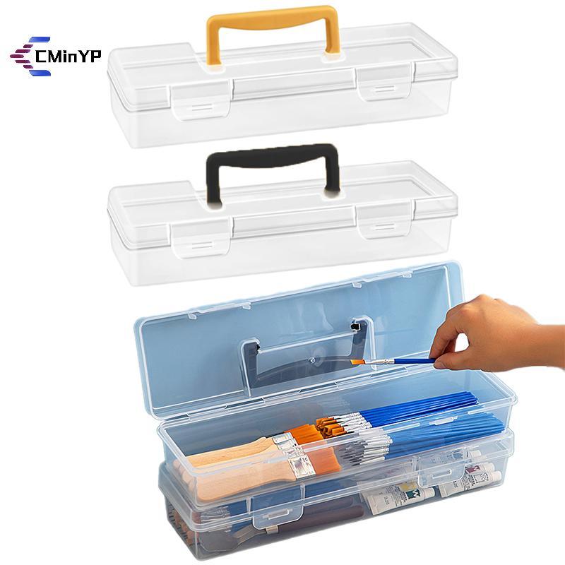 [CMinYP] Hộp đựng cọ sơn Vowcarol Hộp đựng cọ sơn dài di động, Hộp đựng cọ sơn mới