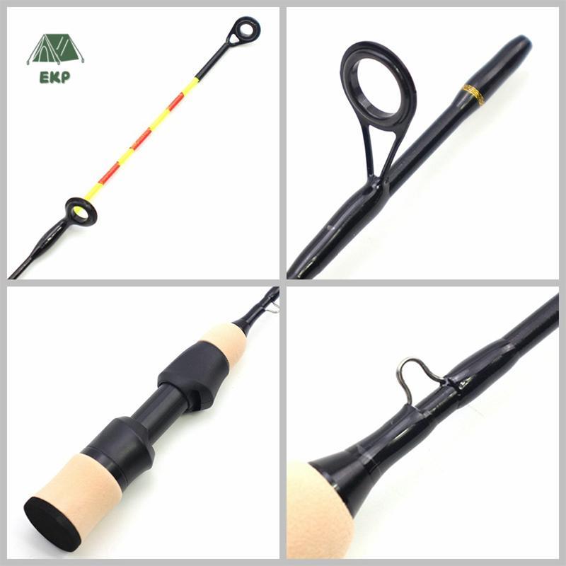 <[EKP] Cần Câu Cá 55cm Carbon, 2 Đầu Cần Phù Hợp Mùa Đông