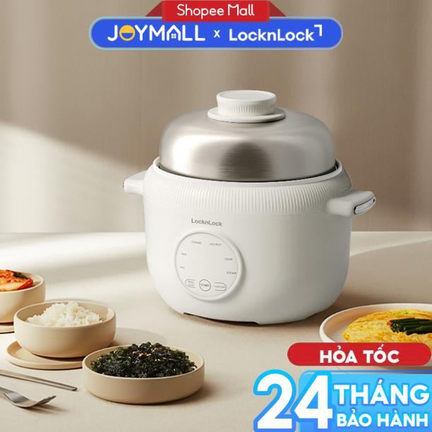Nồi Điện Đa Năng LocknLock Digital Multipot EJP186IVY 500W 1.6L, Hàng Chính Hãng - JoyMall