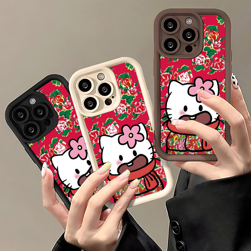 Ốp Lưng Áo khoác Hello Kitty cho OPPO A9 2020/A5S/A3S/A3X/A5 pro/A15/A16/A16K/A17 TPU Soft Shell chố