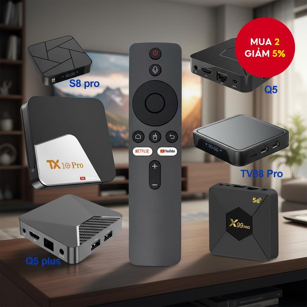 Điều khiển từ xa cho Android Player X99 PRO Q5 PLUS tx10 pro TV98 Pro S8 pro TV ATV iATV z6