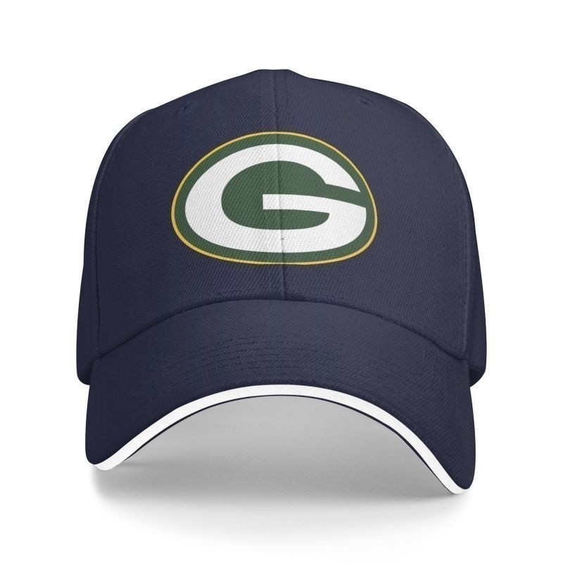 Mũ bóng chày NFL Green Packers, unisex, điều chỉnh size, thời trang thể thao