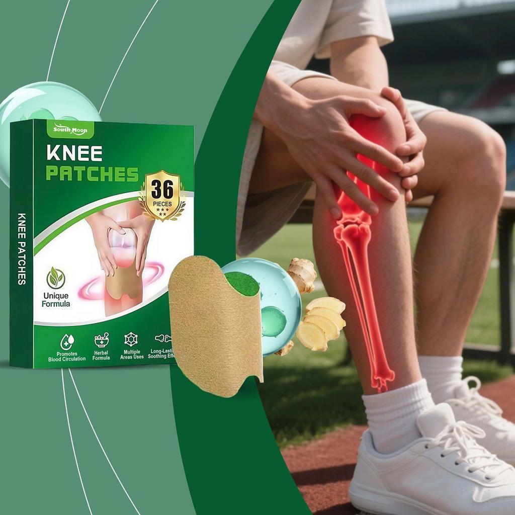 Knee Patches 36 Pieces Natural Joint Heat Knee Pad Long Lasting Wraps Stickers Plant for Morning Wor