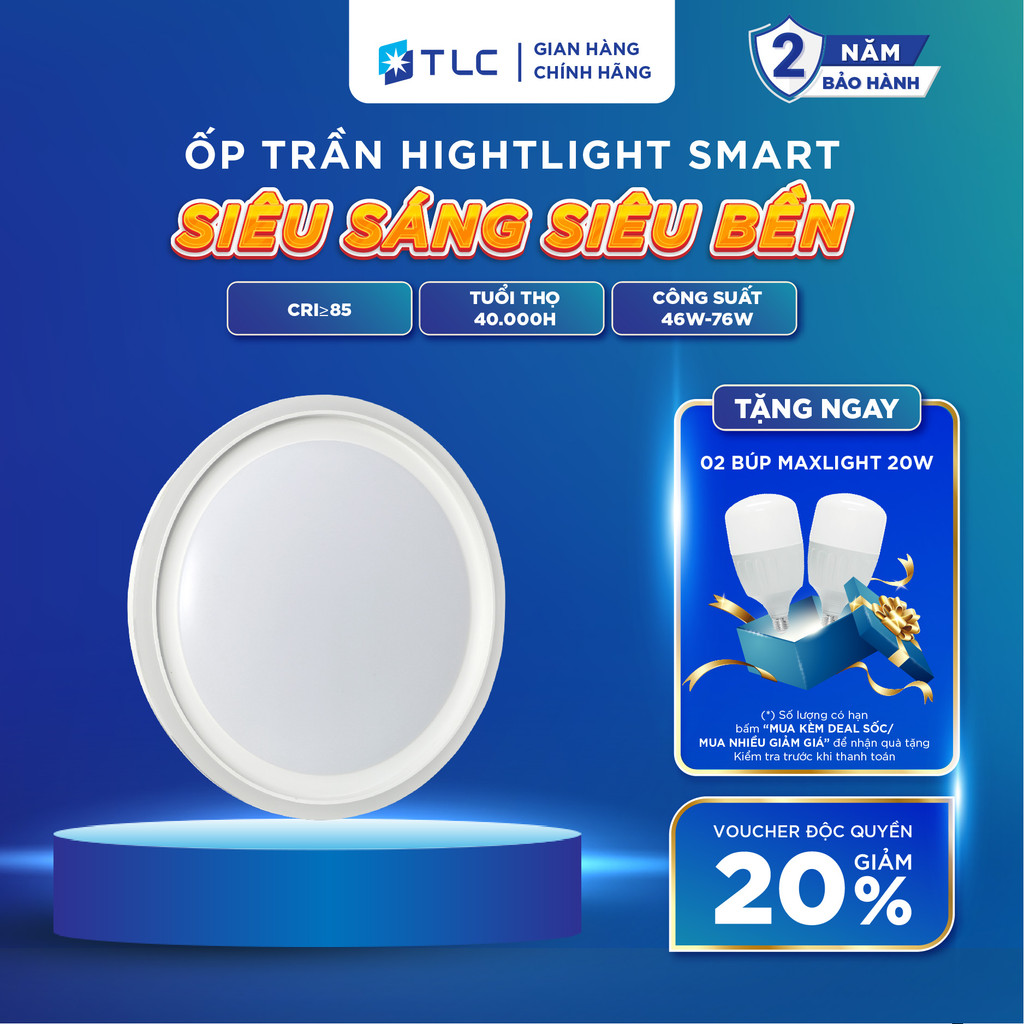 Ốp Trần Điều Khiển Highlight Smart TLC LIGHTING