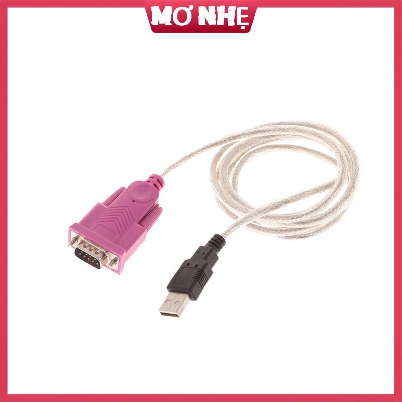 Cơ nhẹ 1.5 mét USB để RS232 Adapter Cable USB để RS232 9pin DB9 cổng nối tiếp Cable Port Adapter Dua