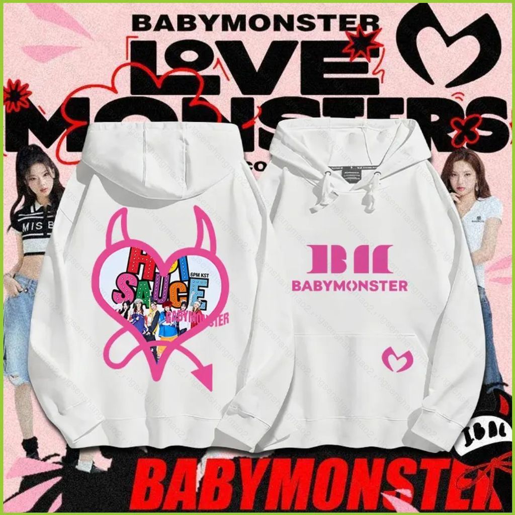Áo Thun BabyMonster Ahyeon Rami Rora Asa Phong Cách K-Pop Cho Fan