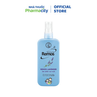 Xịt Remos hỗ trợ xua muỗi hương hoa oải hương Mentholatum Lavender (60ml)