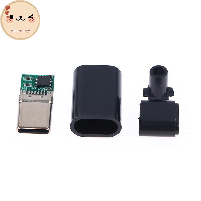 Chee 5A PD / QC Decoy Board 5V 9V 12V 15V 20V Mô-đun PD 2 3.0 DC Kích hoạt Cáp USB Type-C Nam Cắm QC