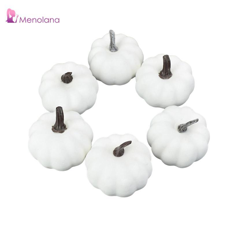 6 Chiếc Bí Ngô Giả Mẫu DIY Halloween Bọt Đạo Cụ Cho Halloween Đám Cưới Mùa Thu