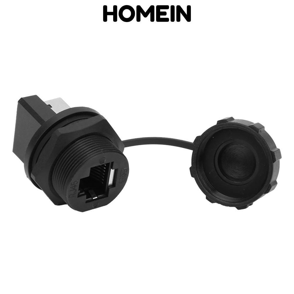 Bộ chuyển đổi RJ45 2 CÁI HOMEIN, RJ45-180° Đầu nối RJ45 chống nước, Hệ thống camera quan sát gắn bản