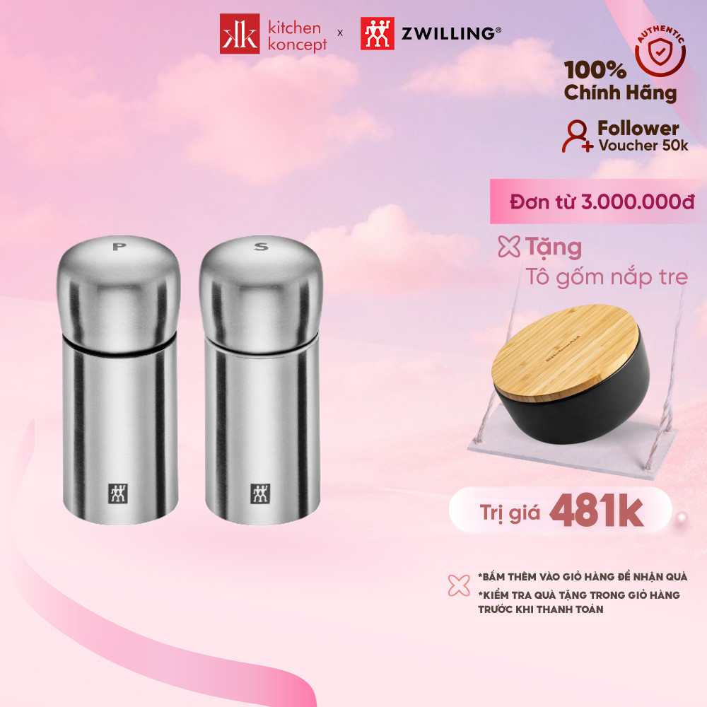 Bộ Xay Muối Và Tiêu Zwilling Spices