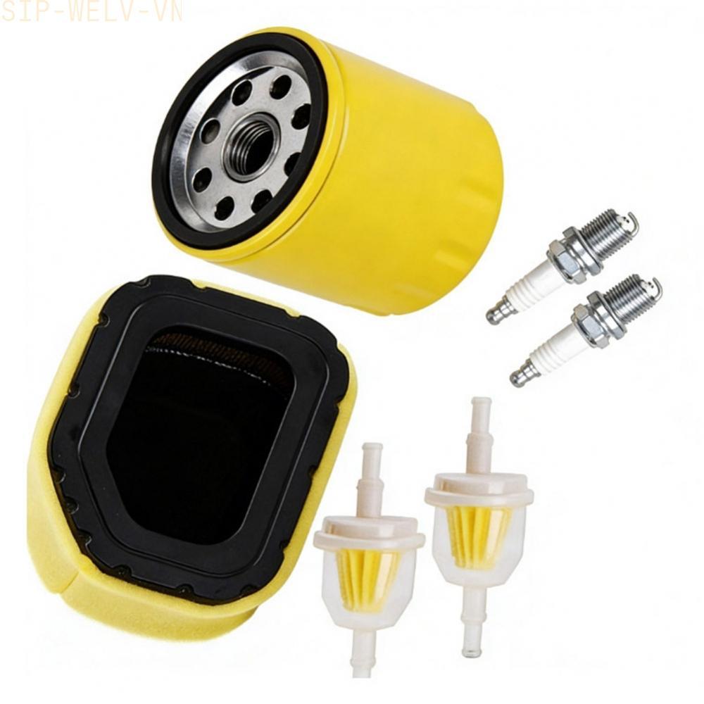{WELV}Filter Kit for KH3208303S Lawn Equipment Includes Air Oil 2 Spark 2 Fuel Filters