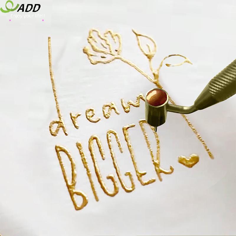 THÊM Slanting Fine-line Paint Pen Fluid Writer Pen Writer Paint Applicator Pen AB