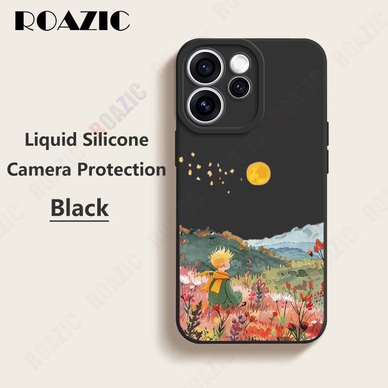 Vỏ TPU Silicon Lỏng Tương Thích Cho OPPO Reno 15 Pro Max Reno 15 Pro Hoàng Tử Bé Thưởng Thức Thiết K