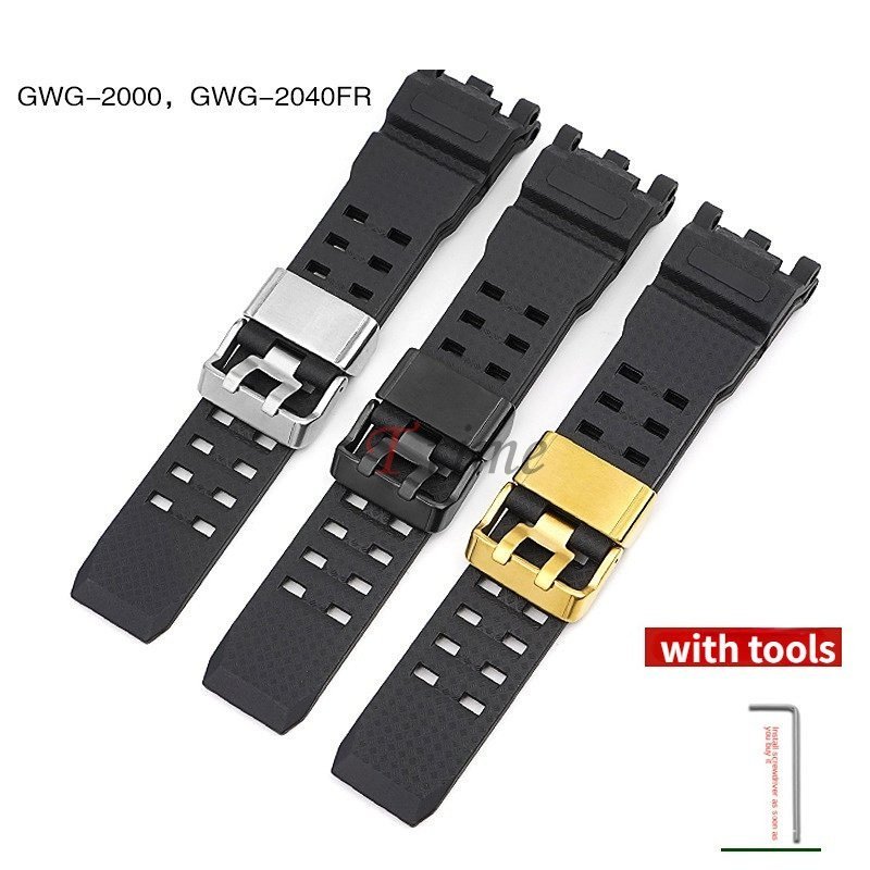 Dành Cho Big Mud King Thế Hệ Thứ Hai Dây Đeo Đồng Hồ GWG-2000 GWG-2040 series Nhựa Silicon Dây Đeo Đ