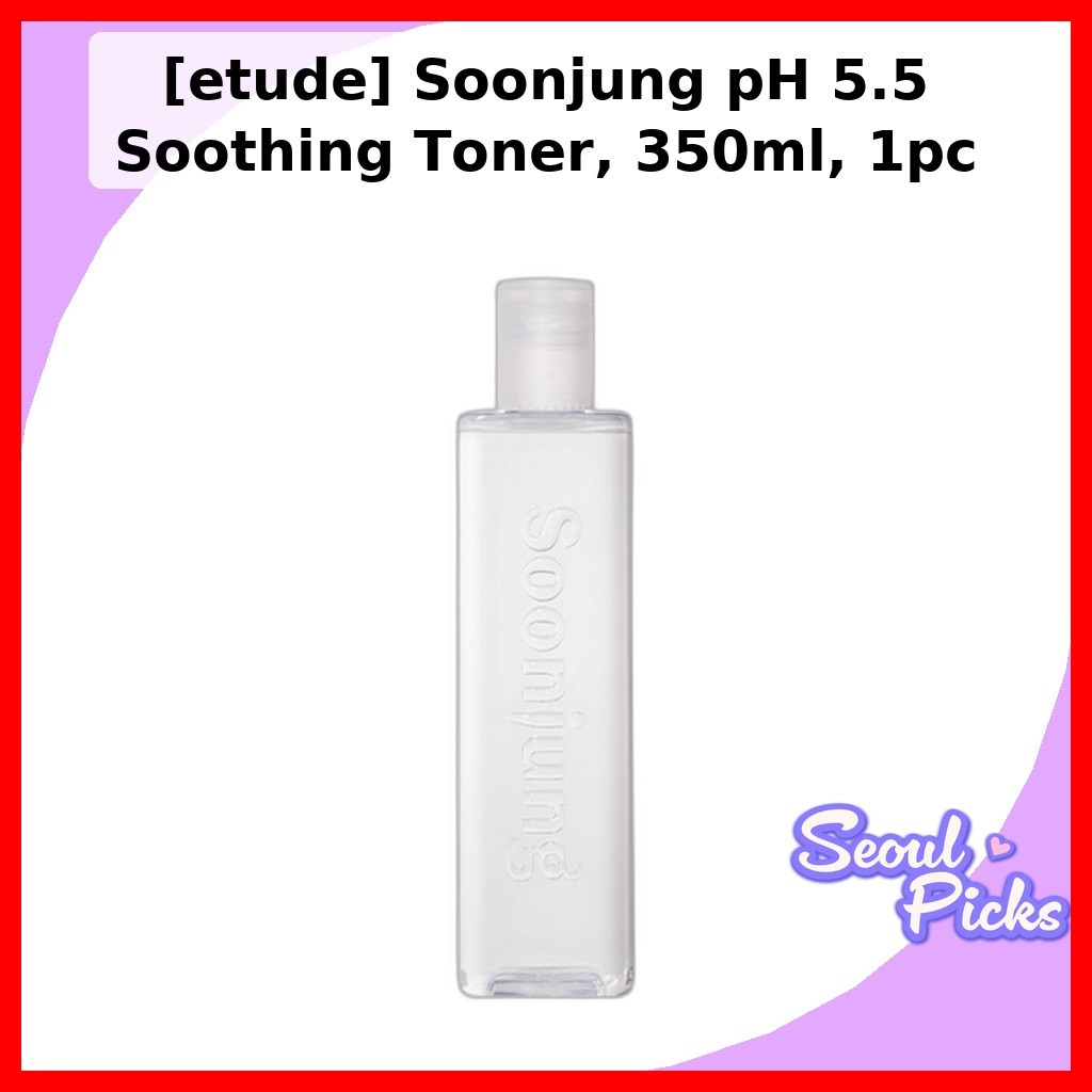 [etude] Mực làm dịu Soonjung pH 5.5, 350ml, 1 cái / Mực Hàn Quốc / Công thức pH 5.5 / Chính hãng 100