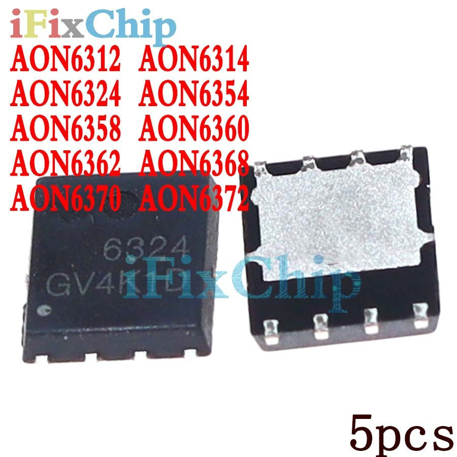 5 CÁI AON6312 AON6314 AON6324 AON6354 AON6358 AON6360 AON6362 AON6368 AON6370 AON6372 QFN-8 Chipset 
