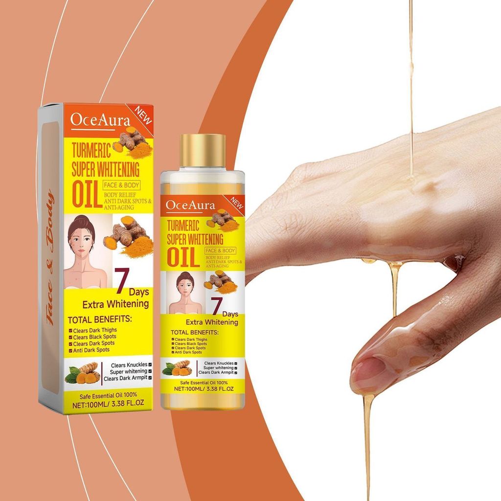 Hot Sale#Turmeric body oil, essence oil, skin care oil, full-body women's fragrance body massage oil