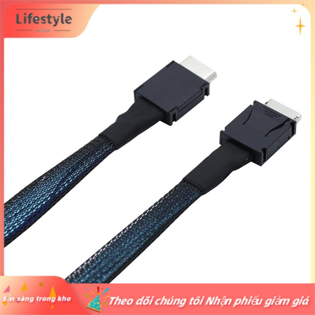 [lối sống] PCIE Oculink SFF 8611 4I đến MINI SAS SFF-8611 4I Máy chủ Cáp siêu tốc Cáp nối dài dữ liệ