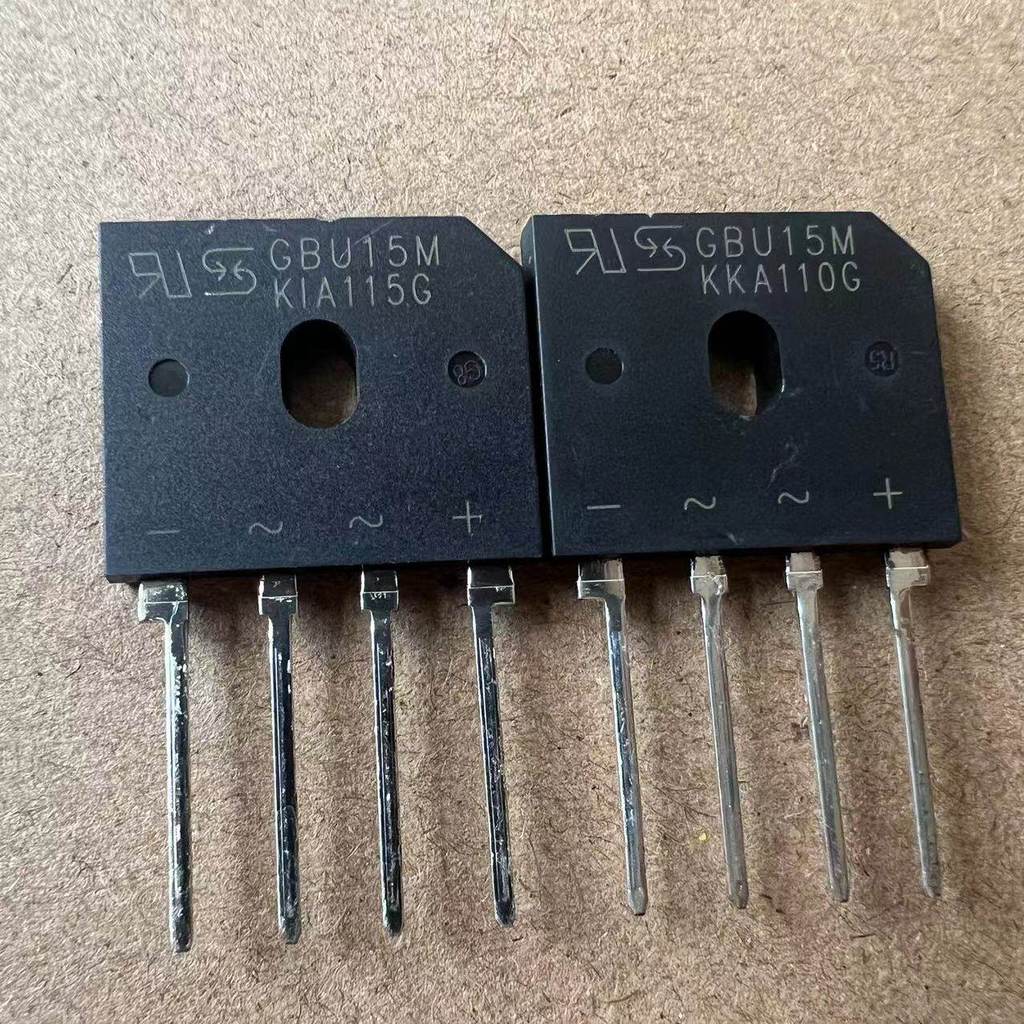 [3 CÁI] Bộ chỉnh lưu cầu phẳng GBU1510 GBU15M 15A1000V hoàn toàn mới