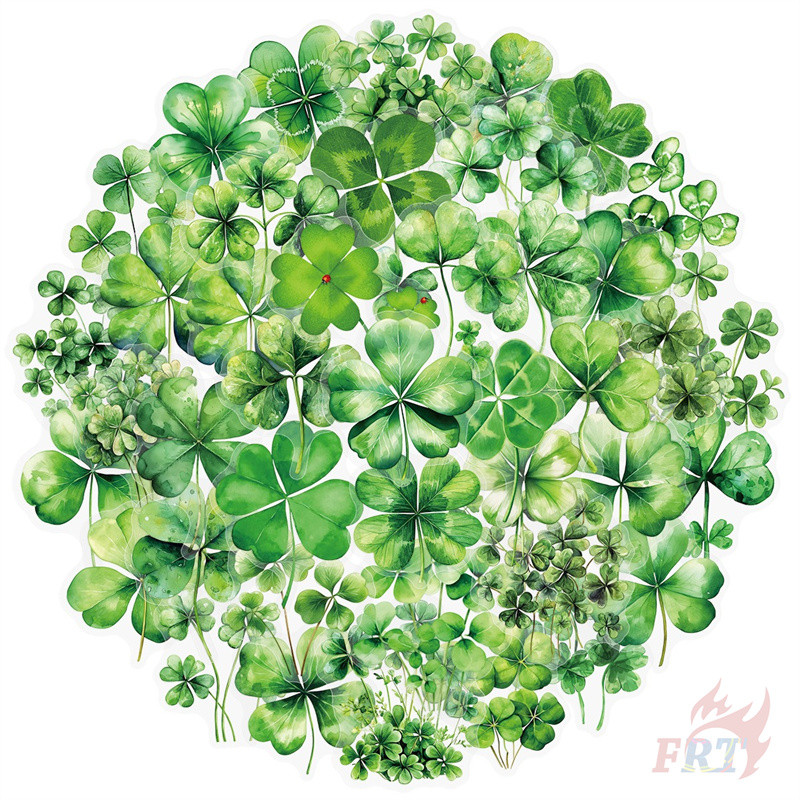 50 Cái / bộ ❤ Lucky Clover Series 01 Nhãn dán PET ❤ Nhãn dán đề can Doodle DIY thời trang không thấm