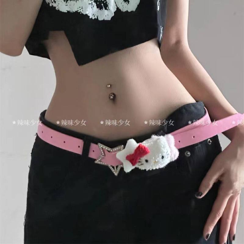 thắt lưng y2k quần hiphop y2k y2k outfit Yabi Phong Cách Văn Hóa Thiên Niên Kỷ Hot Girl Cô Gái Dễ Th