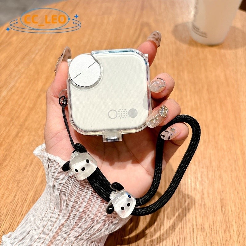 for CMF Buds 2 Case Clear Case Cute Puppy Lanyard CMF Buds2 Plus Shockproof Shell Suitable for CMF B