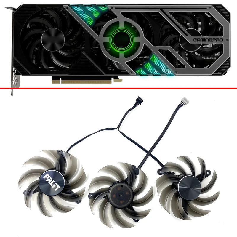 Quạt làm mát MỚI 85mm 4pin cho PALIT RTX3090 3080 3070 3060 RTX 3060TI 3070TI 3080TI GamingPro người