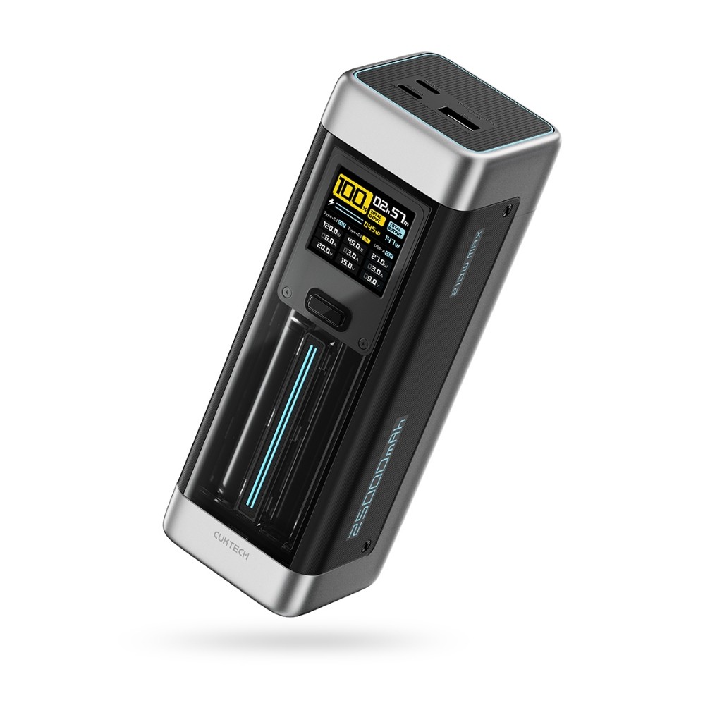 [TẶNG CÁP 240W]Sạc DP Nhanh Cuktech 25000mAh 120W (P23) 2C1A 210W PD 3.1 PPS5A QC Mi Turbro Charger