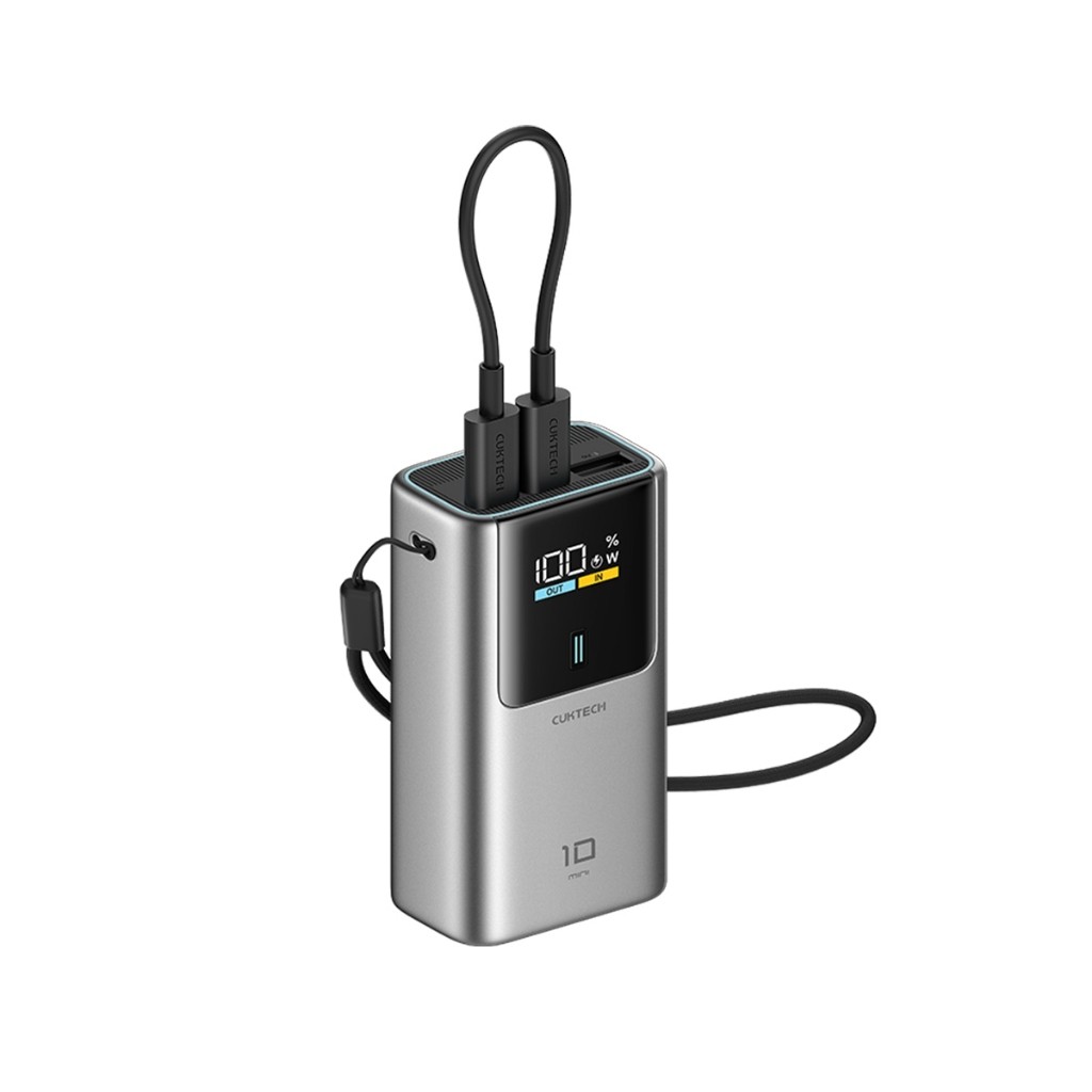 SDP Di Động CUKTECH 10 MINI 2C1A | Sạc Nhanh 55W Max | Dung Lượng 10000mAh | Bảo Hành 18 Tháng PB105