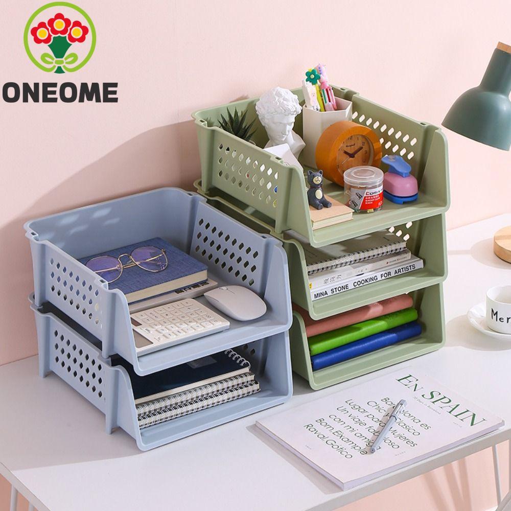 Giá đỡ tập tin có thể xếp chồng lên nhau ONEOME, Khay lưu trữ tập tin để bàn đa chức năng A4, Đơn gi