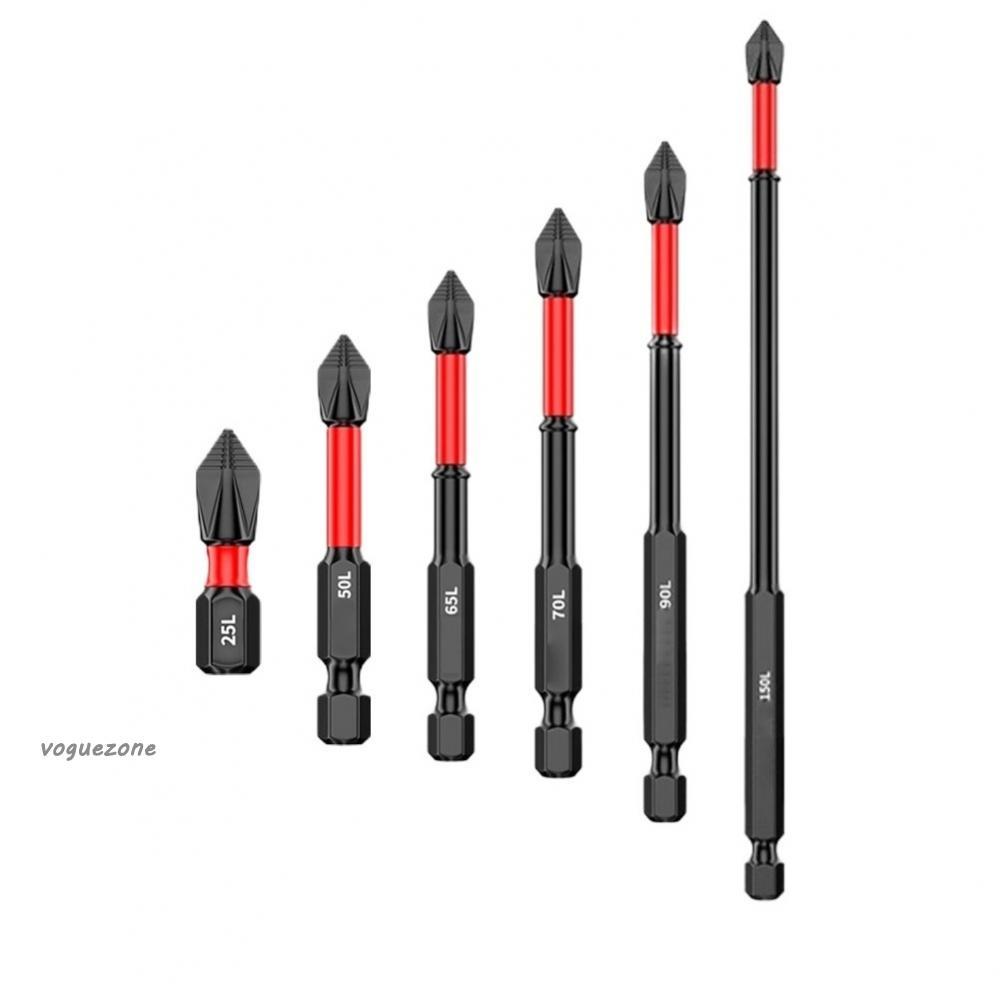 #VOGUEZ#25mm PH2 Magnetic Batch Head Drill Bit Nonslip Design for Strong Performance
