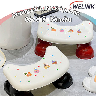 Ghế Kê Chân Nhà Vệ Sinh Chống Trượt，Chất Liệu Nhựa PP Cao Cấp, Chịu Lực Tốt, Thiết Kế Nhỏ Gọn