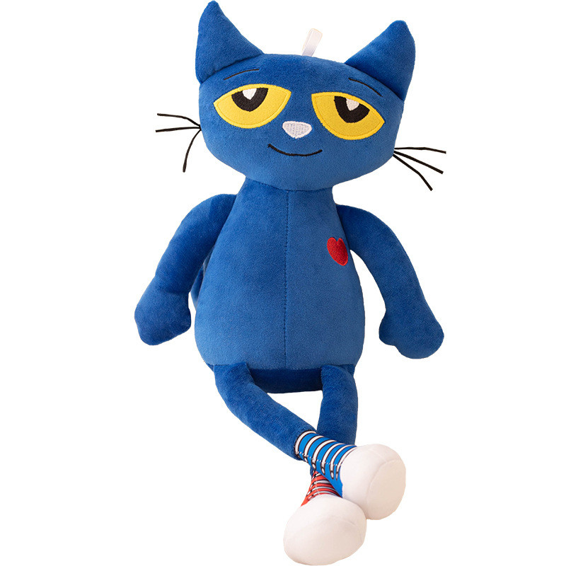 Pet Pete Cat collins Cat Plus Toy Blue Cat Doll Búp bê Ragdoll