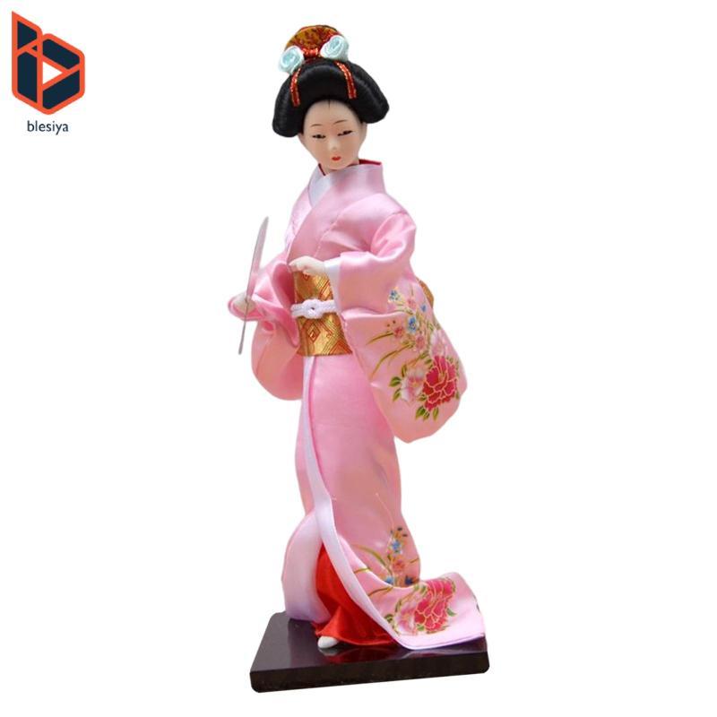 Blesiya 11 "Nhật Bản Kimono Geisha Châu Á Geisha Humanoid Girl Tượng Thanh Trang Trí