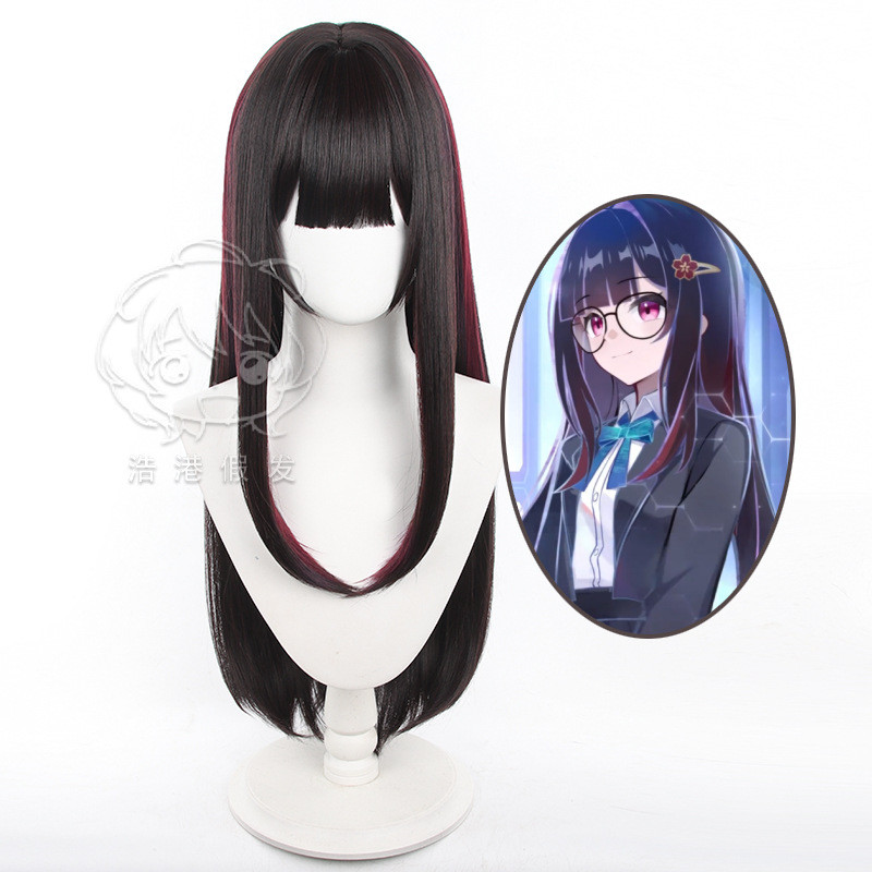 Tóc giả cosplay HSR Sparkle màu nâu dài, chịu nhiệt dành cho Honkai Star Rail