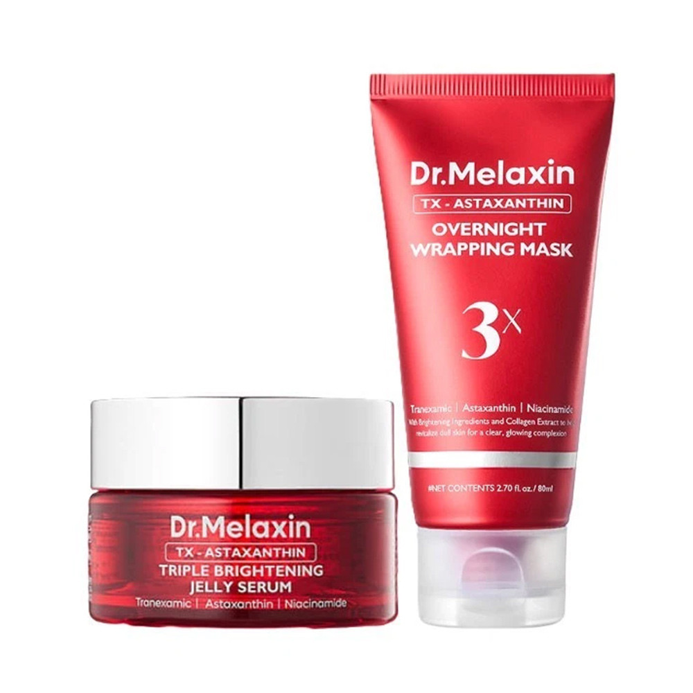 Dr. Melaxin skincare set Mask & Serum Set nighttime repair