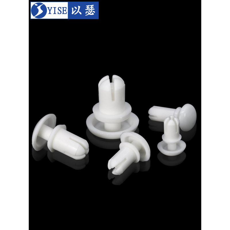 Gói 100 Miếng / Đinh Tán Nylon Loại Đẩy Đinh Tán Nhựa Loại R Tấm PC Đinh Tán Khóa Nhựa Nhựa Đinh Tán
