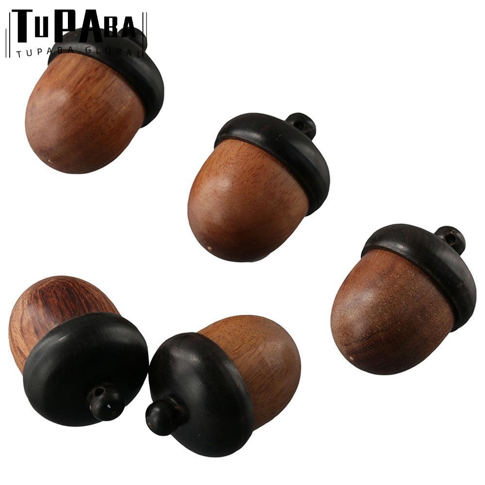 TUPABA Acorn Charms, Mặt dây chuyền Hộp đai ốc Acorn có thể ngắt kết nối, Đồ trang trí. Camel Gỗ Vòn