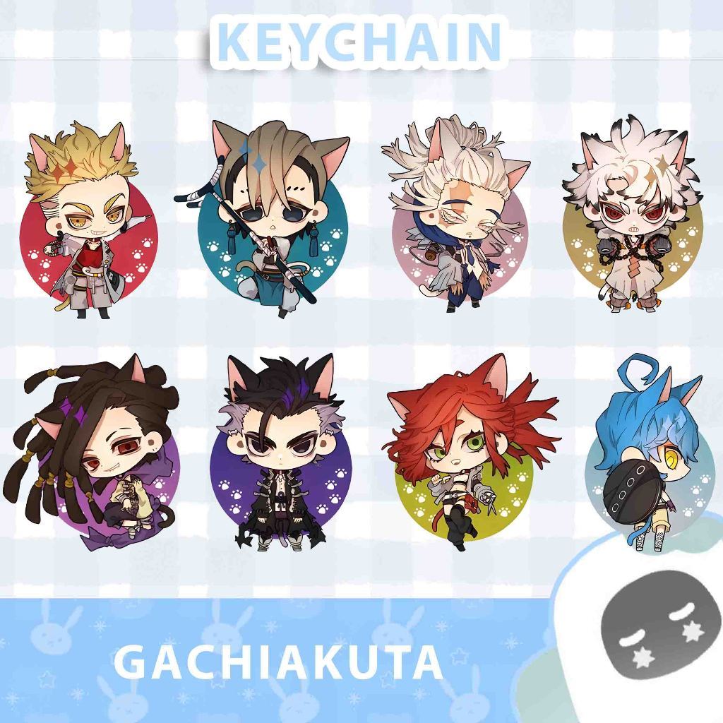 Ganci / Gantungan Kunci Akrilik ANIME GACHIAKUTA