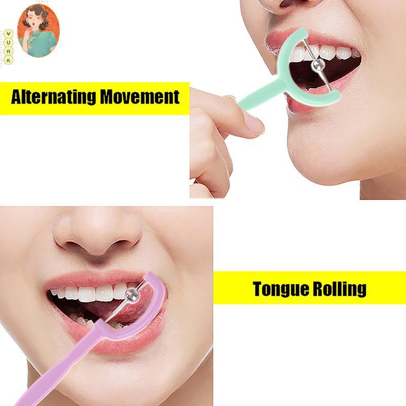 [VURK] 3 Dụng cụ tập thể dục đầu lưỡi dành cho trẻ em Dụng cụ tập thể dục Đầu lưỡi Dụng cụ tập thể d