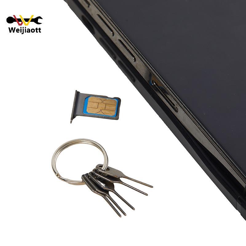 [Wjt] 5 Cái / bộ Thẻ SIM Eject Pin Dụng Cụ Chìa Khóa Kim SIM Khay Đựng Thẻ Eject Pin Cho Điện Thoại 