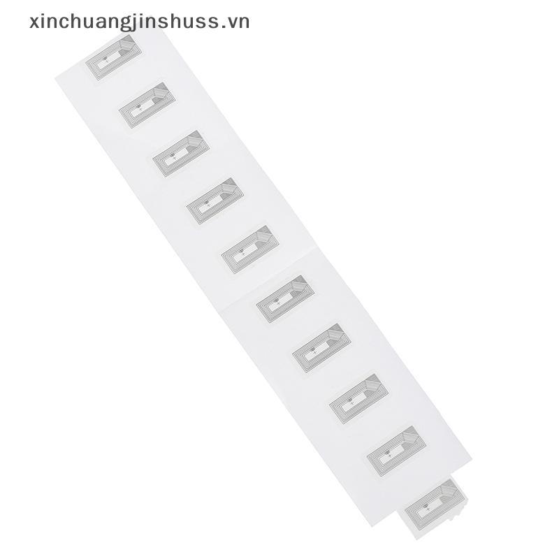 XINchuanjinshuss 100 Chiếc NFC Chip Ntag213 Stier Wet Inlay 2 * 1cm 13,56 MHz RFID NTAG213 Thẻ Nhãn 